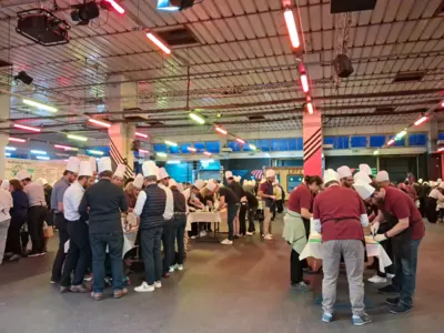 Participants à la cooking battle 6 pièces