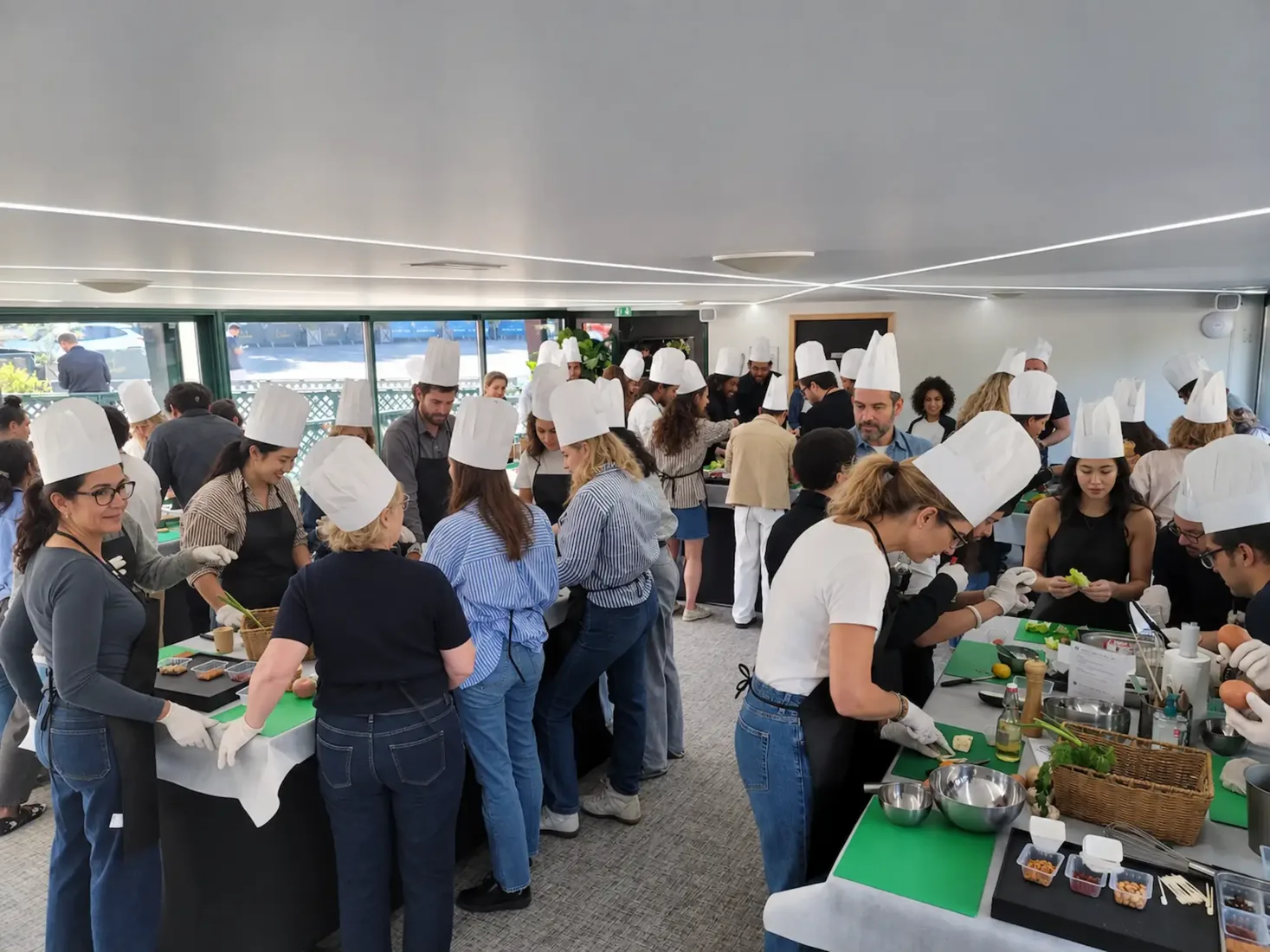 Challenge culinaire entreprise à Paris face à la tour Eiffel