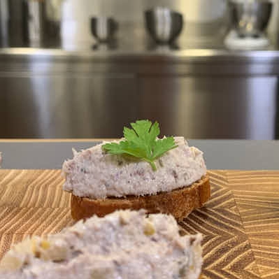 Croûton de rillette de sardine