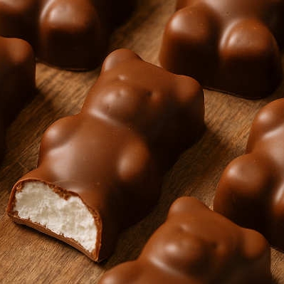 Nounours Guimauve au Chocolat au Lait